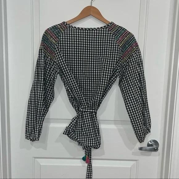 Madewell - Smocked Gingham Top - Picture 5 of 9